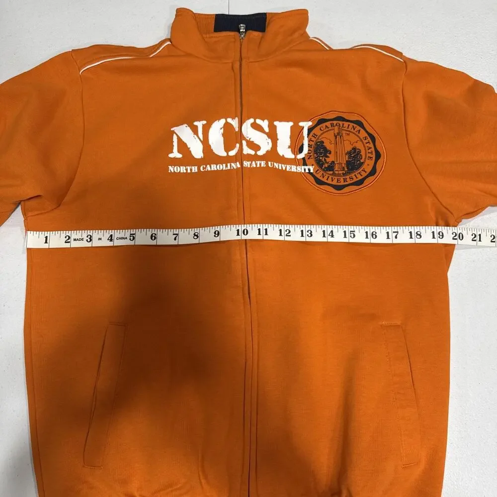 Champion Youth University of North Carolina Full Zip Jacket Orange Boys XL 13-14